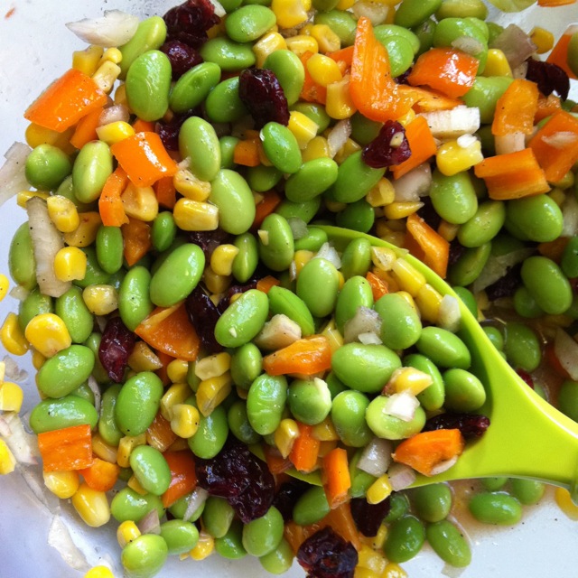 Edamame Salad With Corn And Cranberries The Daily Dish