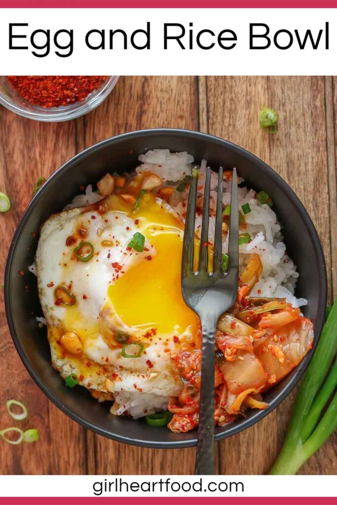 Egg And Rice Bowl Recipe Girl Heart Food