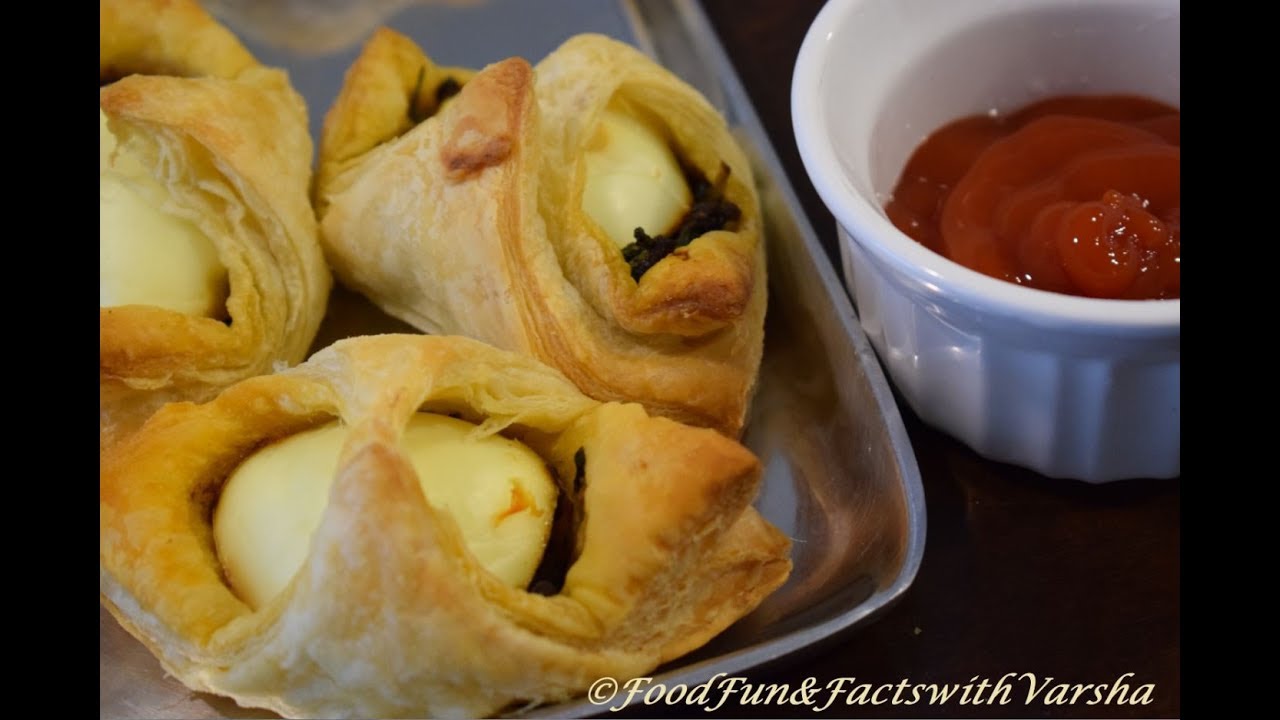 Egg Puff Recipe Puff Pastry Sheets Recipes Anda Puff Indian Style