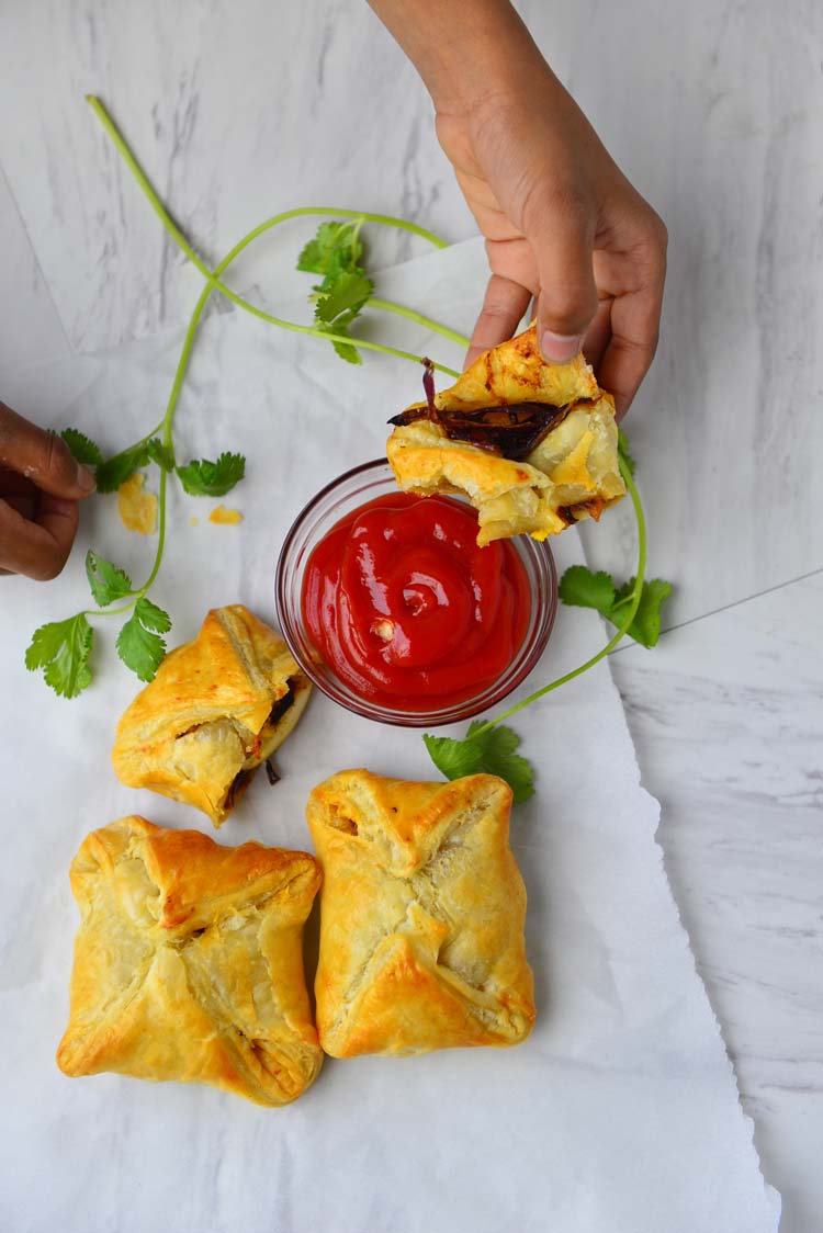 Egg Puffs Egg And Spice Filled Pastry