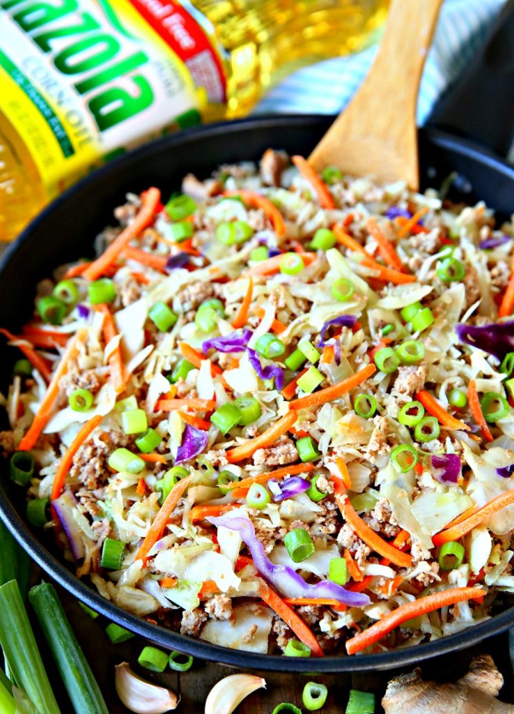 Egg Roll In A Bowl An Easy One Skillet Meal Yemek Tarifi