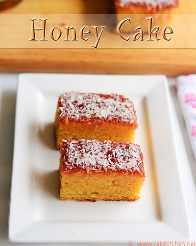 Eggless Honey Cake Recipe Indian Bakery Style Raks Kitchen