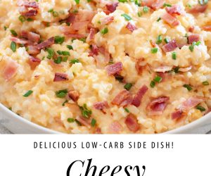 Epic Cheesy Cauliflower Rice Laura Fuentes