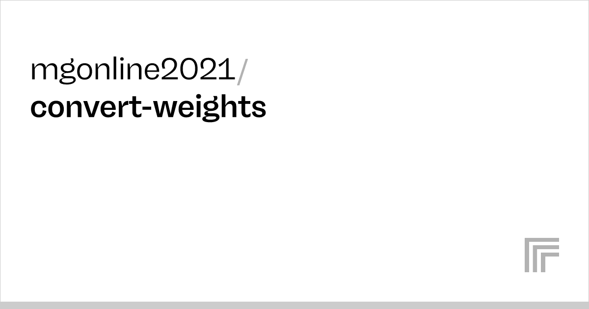 Examples Mgonline2021 Convert Weights Replicate