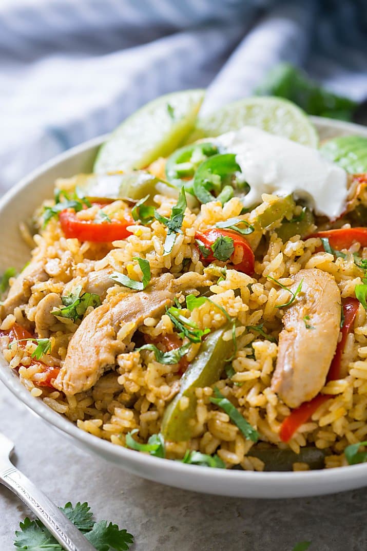 Fajita Chicken and Rice Recipe: Easy & Flavorful