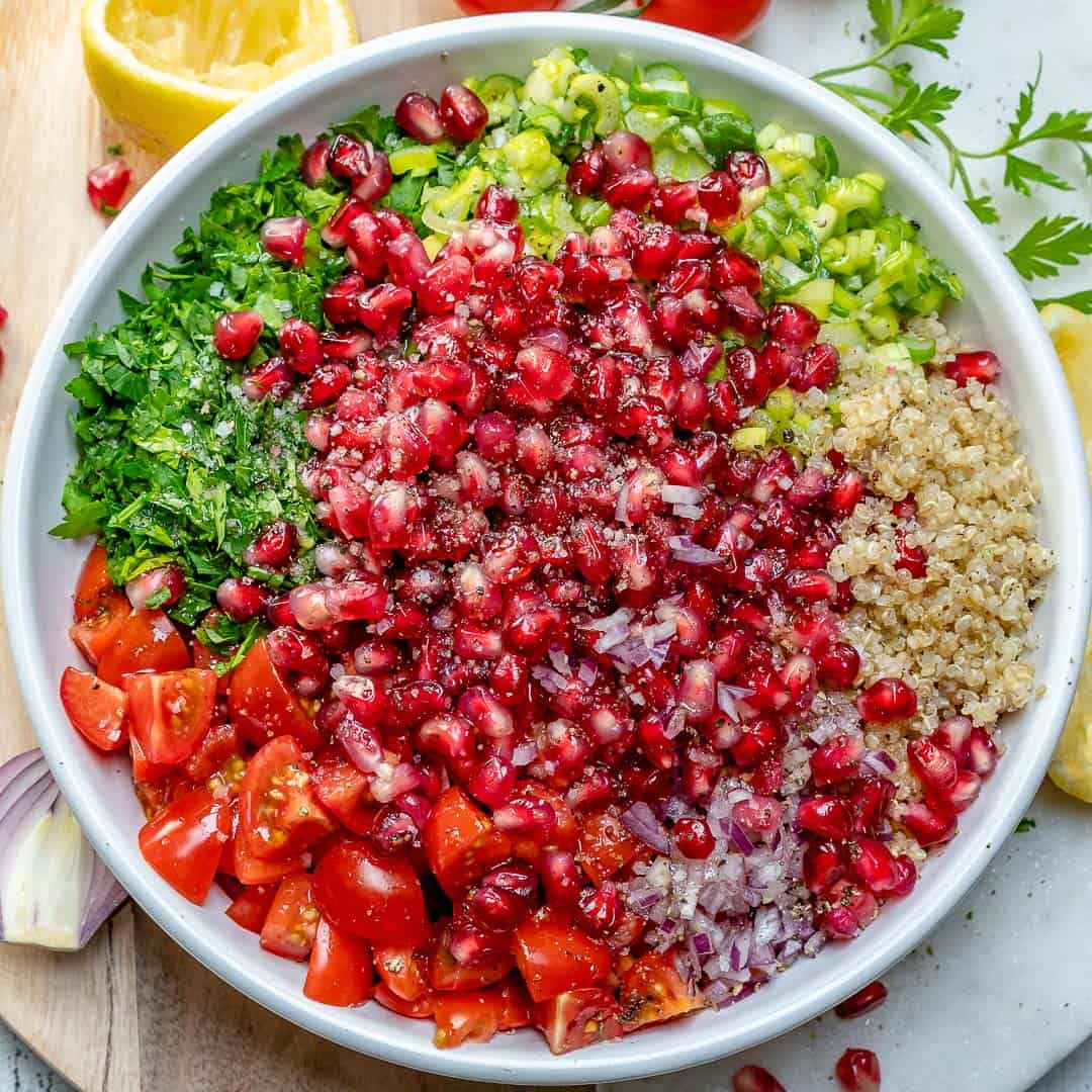 Fast Easy Healthy Recipe For Quinoa Tabbouleh Popsugar Fitness Uk