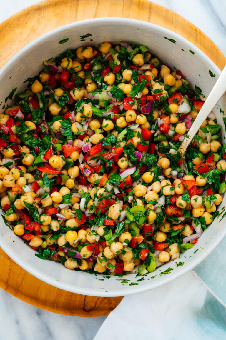 Favorite Chickpea Salad Recipe Cookie And Kate