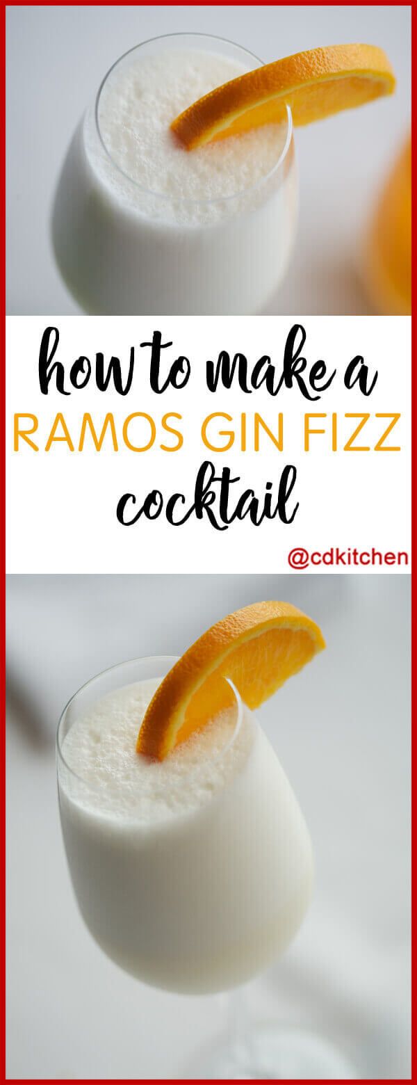 Featuring Gin Heavy Cream And Orange Flower Water The Ramos Ginn