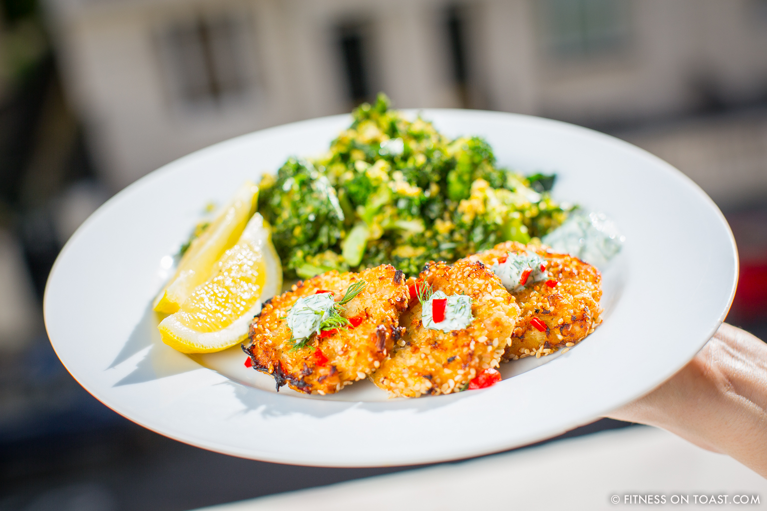 Fishcake Burger Recipe Healthy Quinoa Kale Salad Tasty Dinner