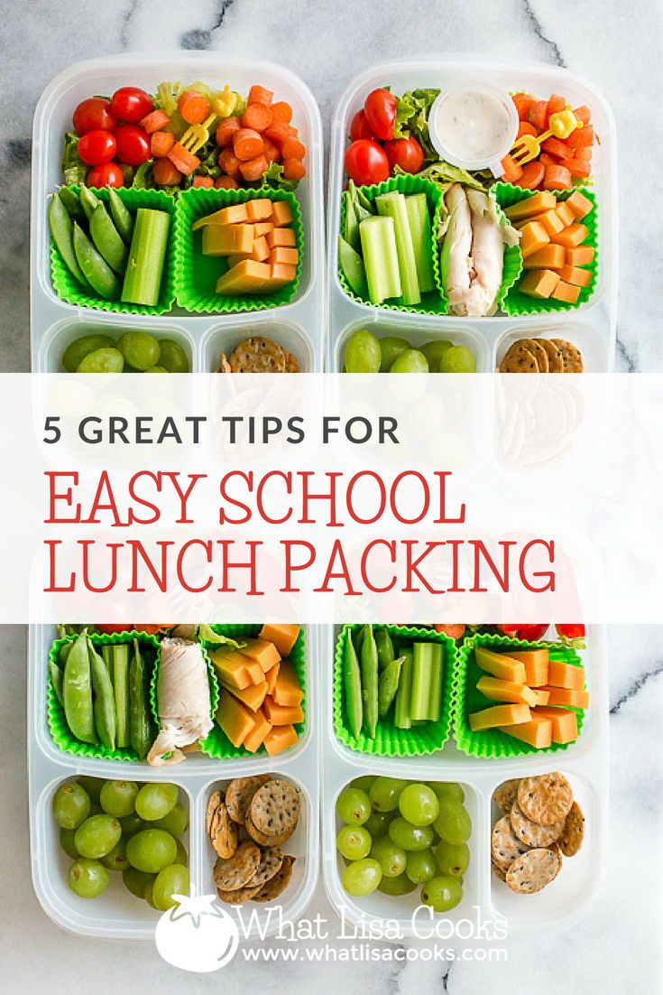 Five Tips For Easy School Lunch Packing What Lisa Cooks Lunch