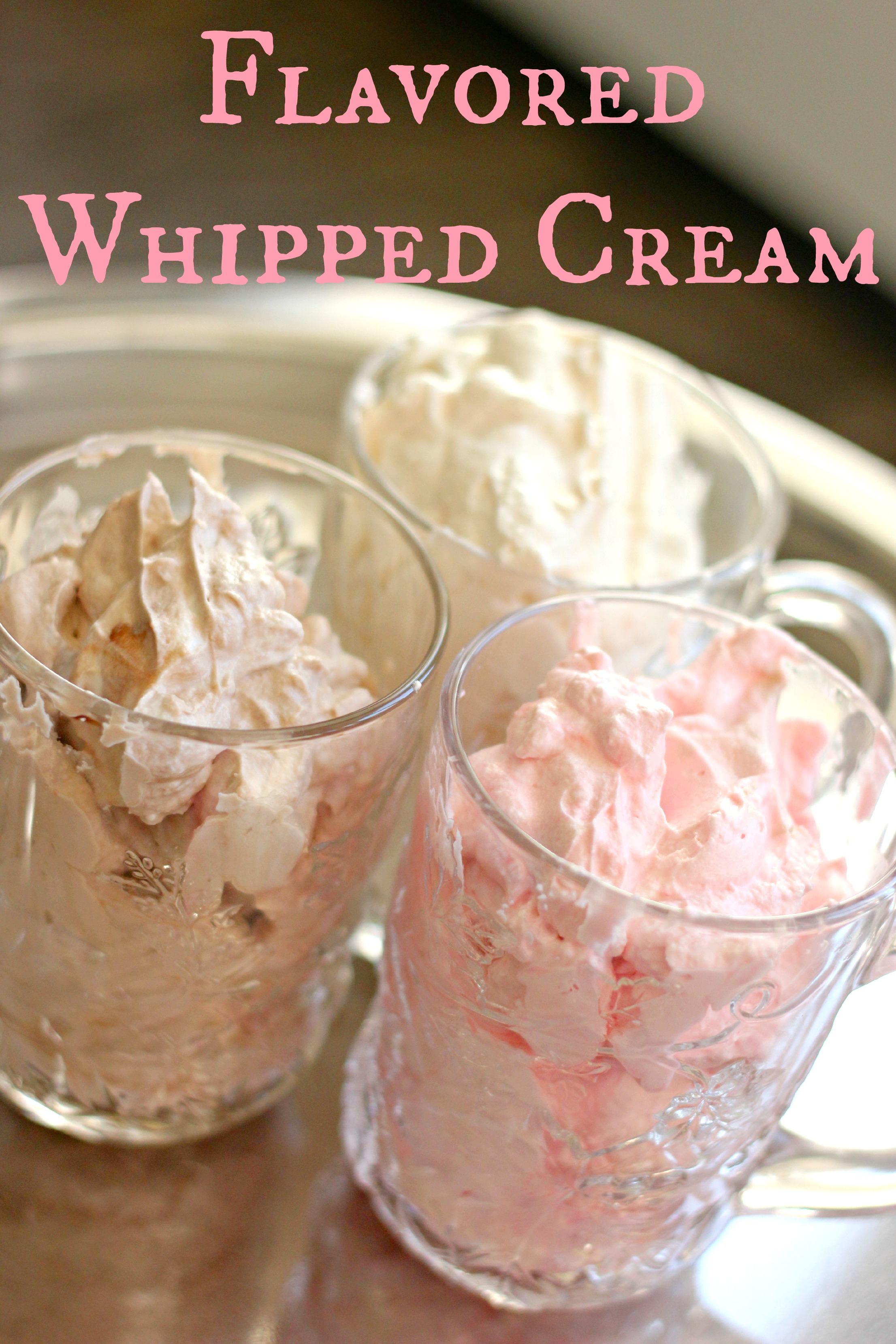 Flavored Whipped Cream Recipes Clever Housewife