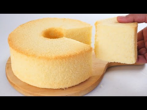 Fluffiest Chiffon Cake I Ve Ever Made Coconut Chiffon Cake Youtube