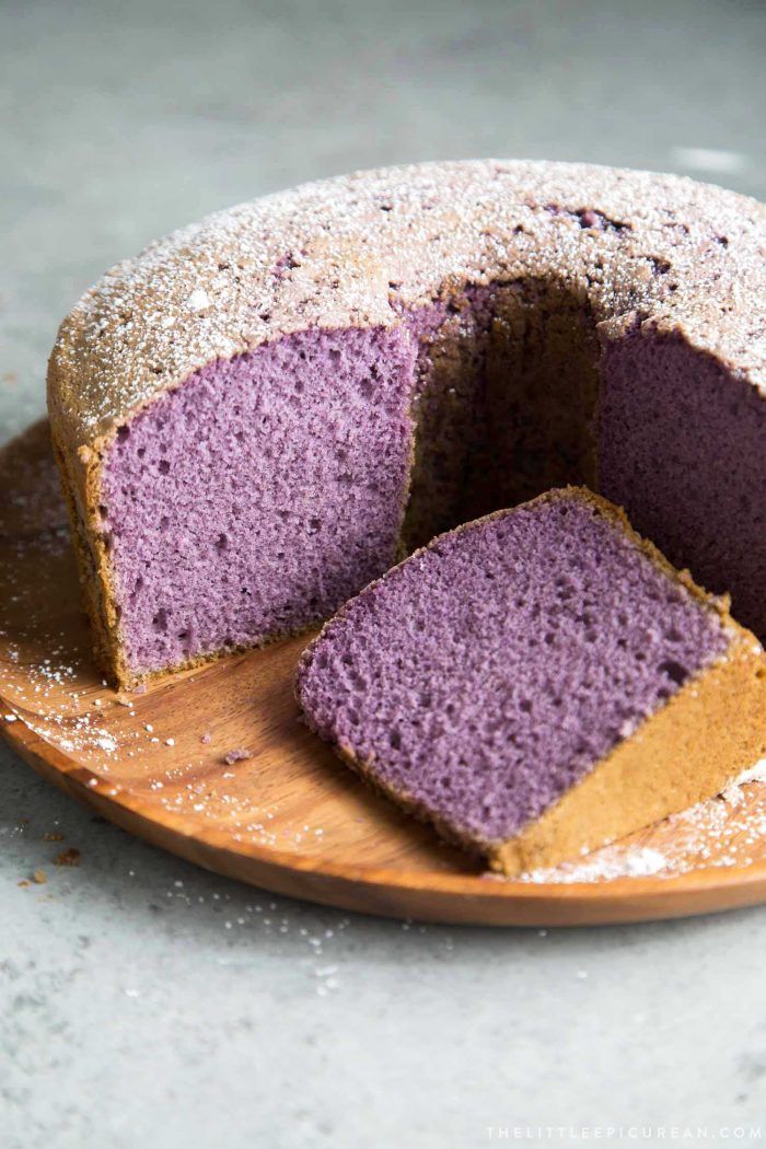 Fluffy Ube Chiffon Cake Recipe The Feedfeed