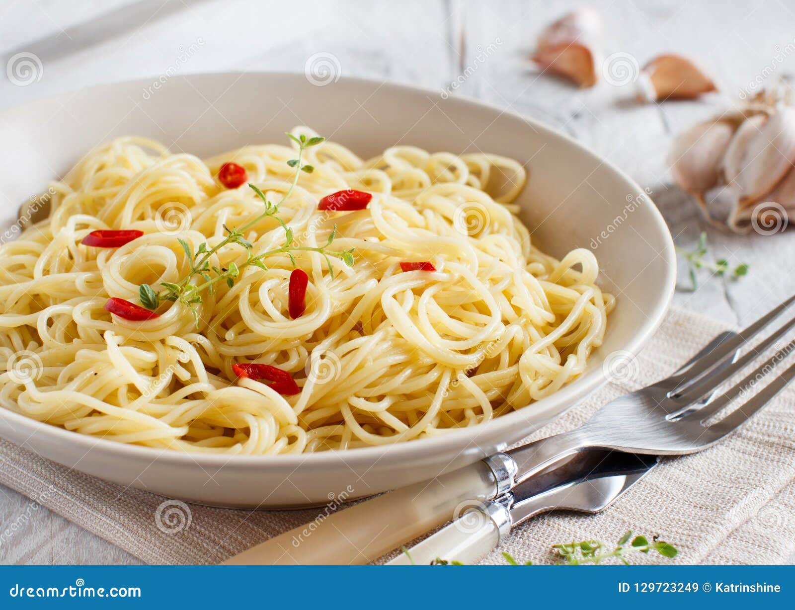 Foodie Fervor Thin Spaghetti With Garlic Red Pepper And Olive Oil