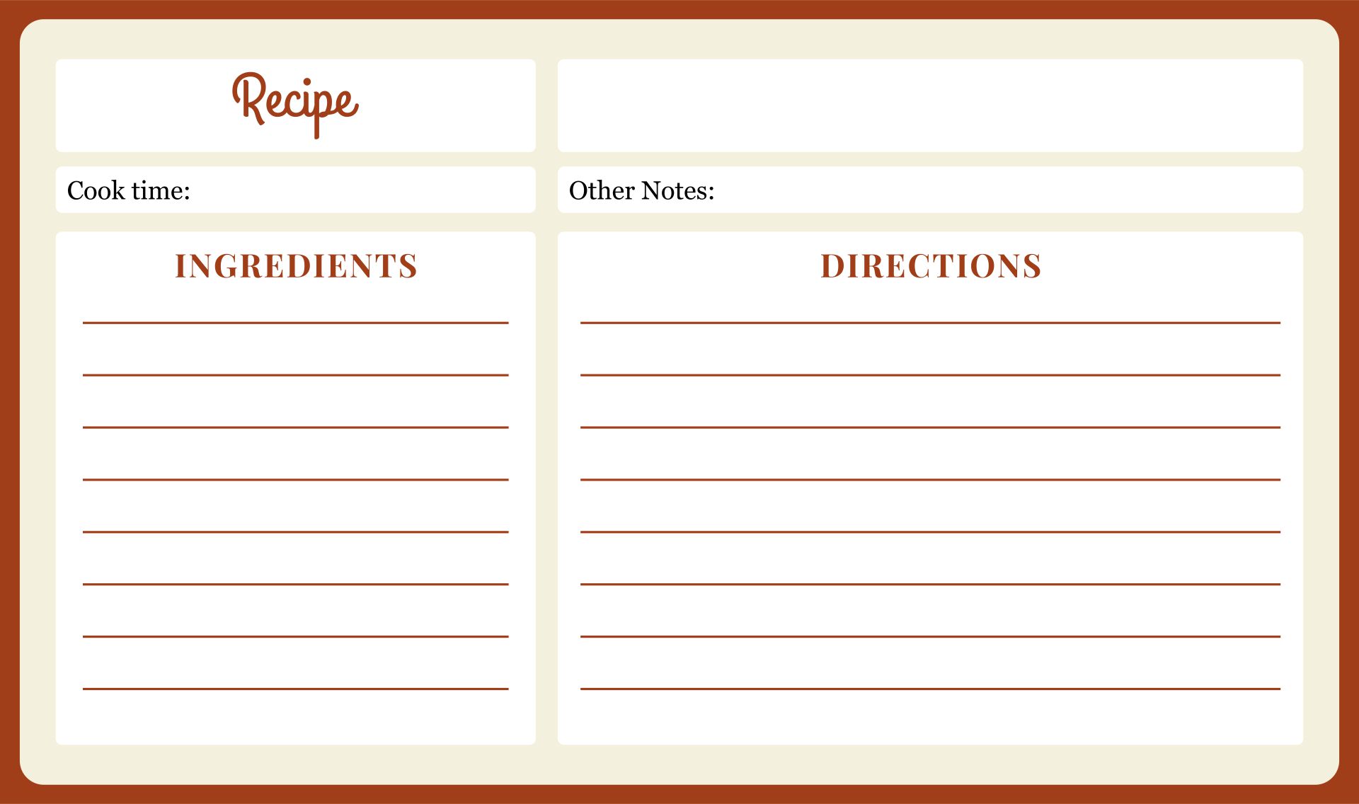 Free Printable Recipe Cards Organize Your Kitchen Recipe Cards Printable Free Recipe Cards