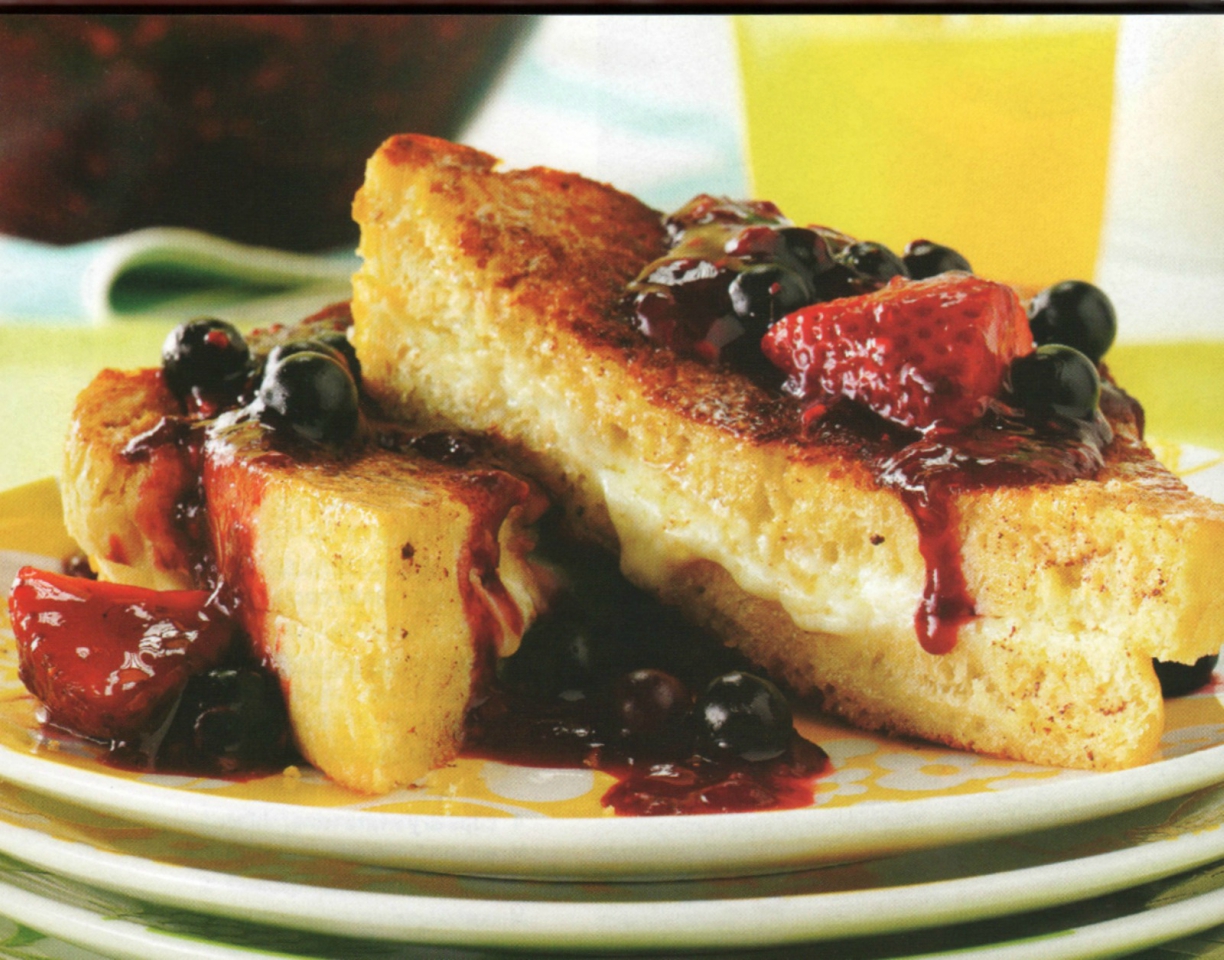 French Toast Stuffed With Mascarpone Cheese