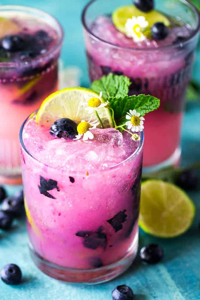 Fresh Blueberry Mojito The Seaside Baker