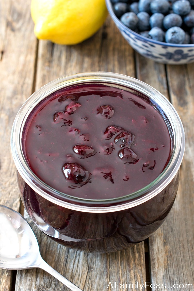 Fresh Blueberry Sauce A Family Feast