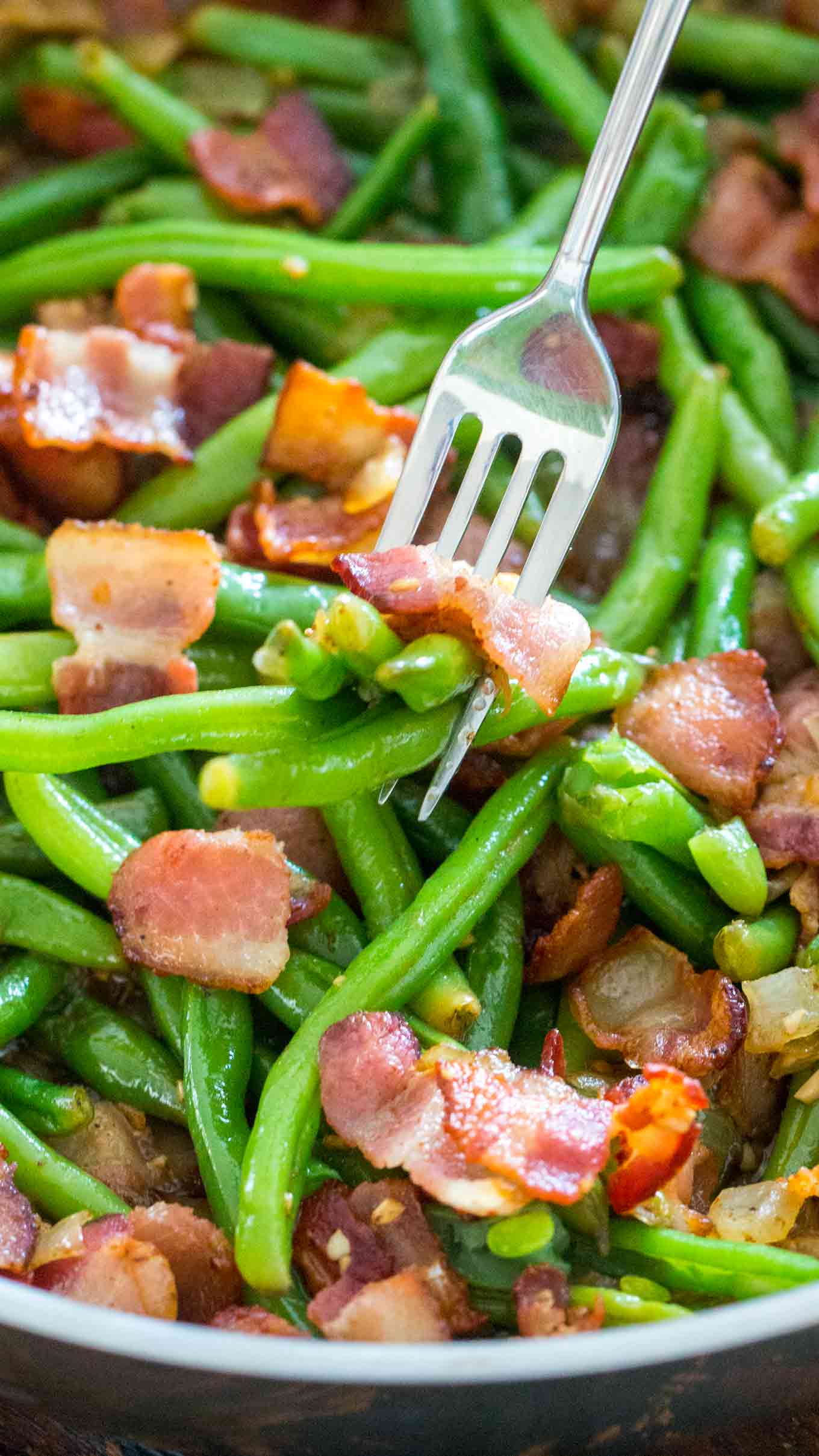 Fresh Green Beans With Bacon