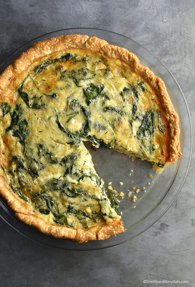 Fresh Spinach Quiche Recipe Easy