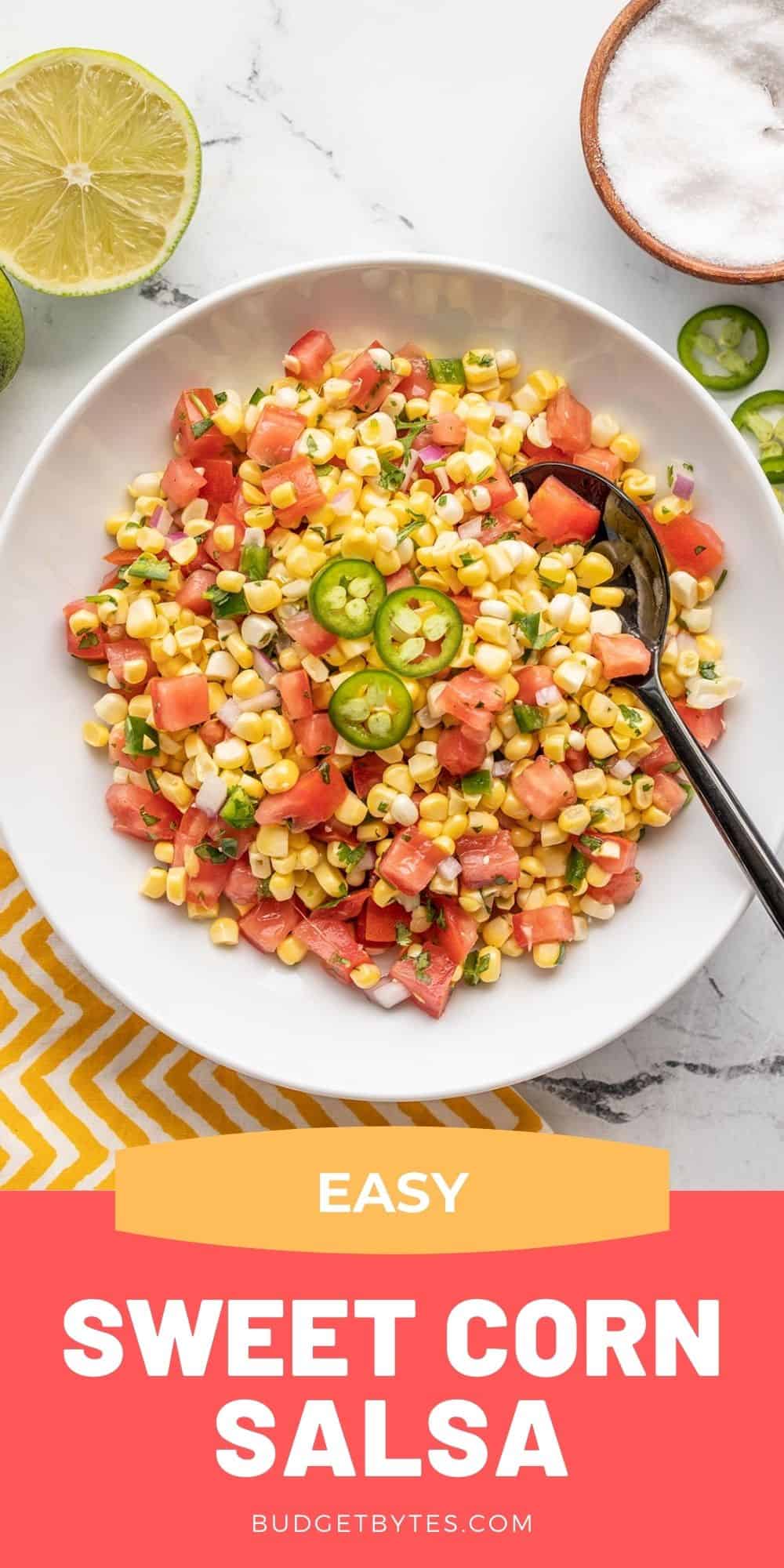 Fresh Sweet Corn Salsa Budget Bytes