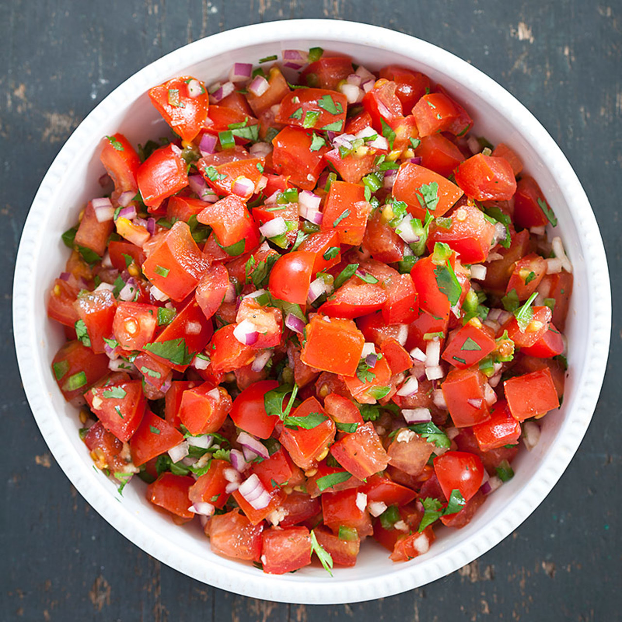 Fresh Tomato Salsa Easy Homemade Salsa Recipe