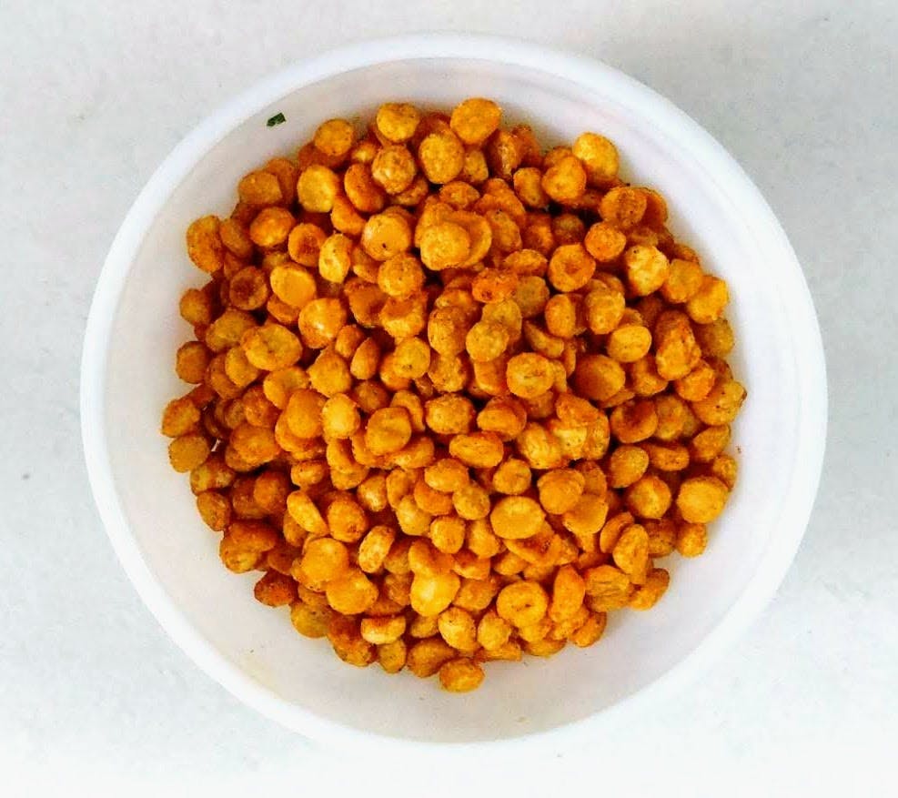 Fried Chana Dal Namkeen Roasted Chana Dal Sanck Recipe Crispy And