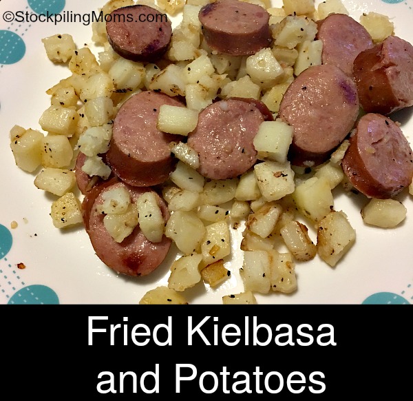 Fried Kielbasa And Potatoes