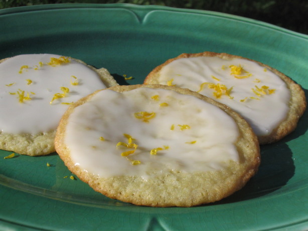 Frosted Lemon Cookies Recipe Food Com