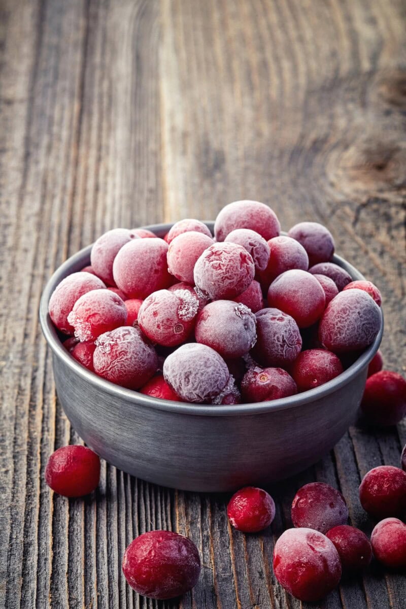 Frozen Cranberries Healthier Steps