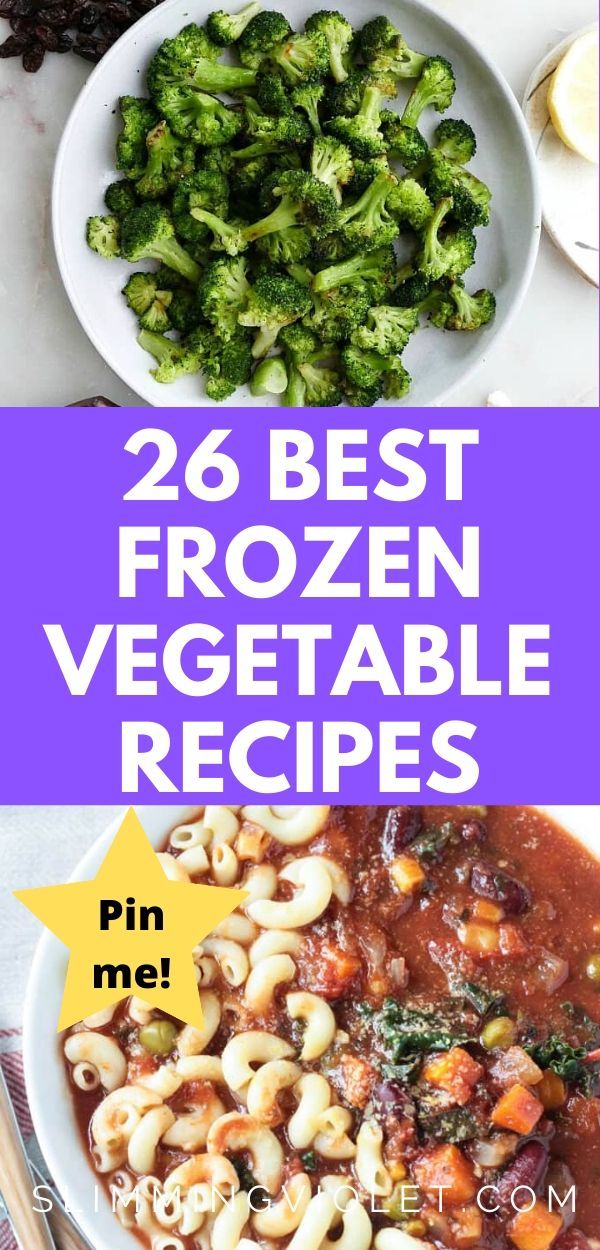 Frozen Vegetable Recipes