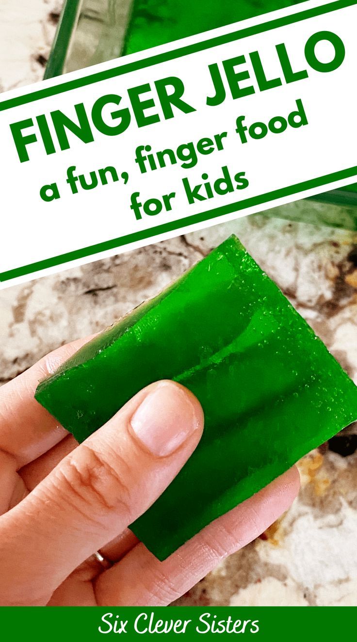 Fun And Easy Finger Jello Bubbapie