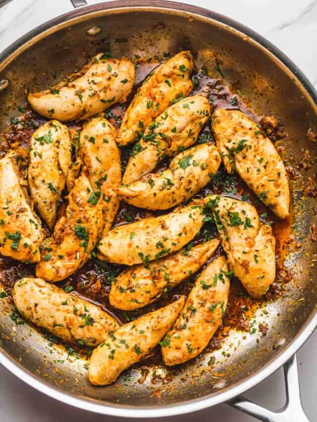 Garlic Butter Chicken Tenders Little Sunny Kitchen