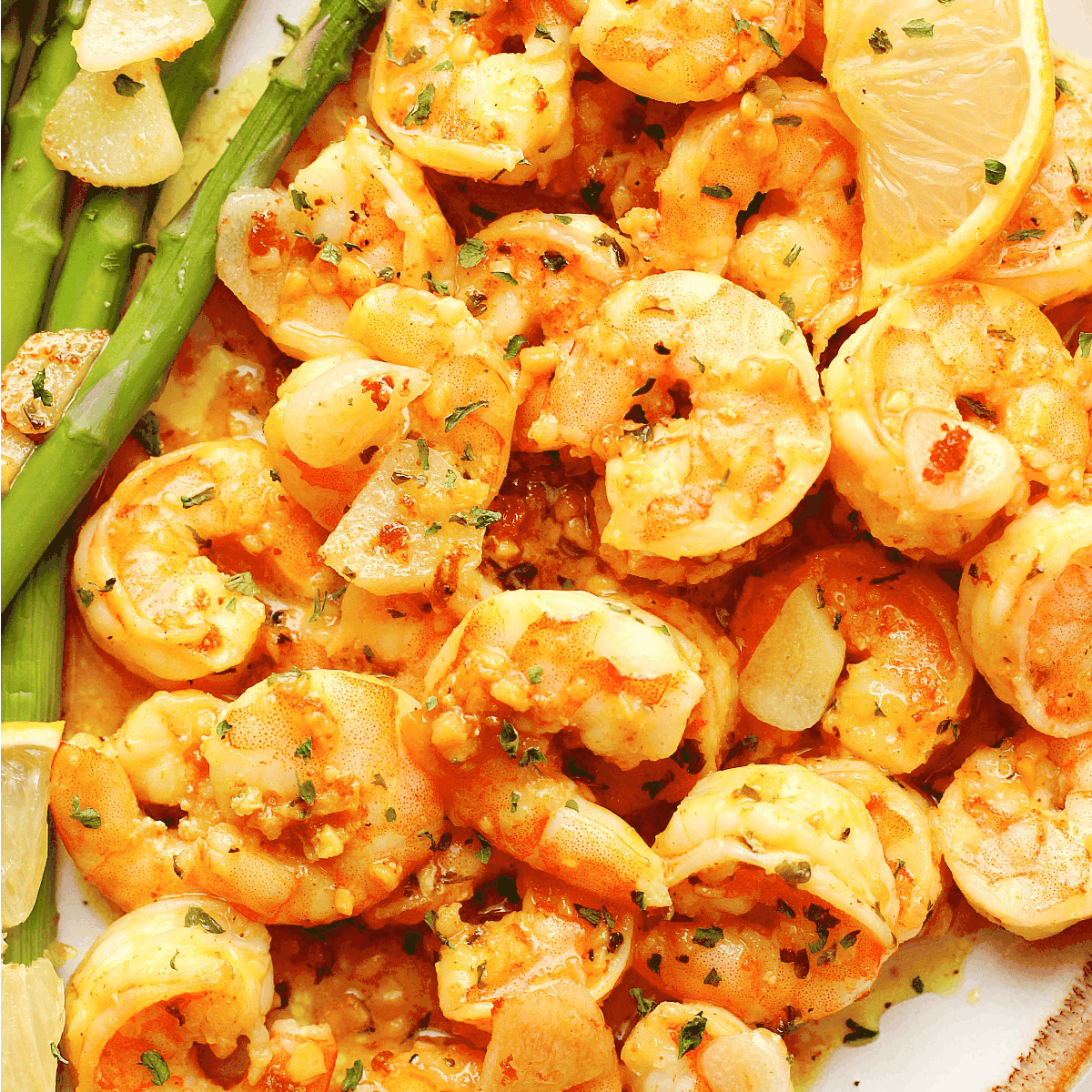 Garlic Butter Shrimp Crunchy Creamy Sweet