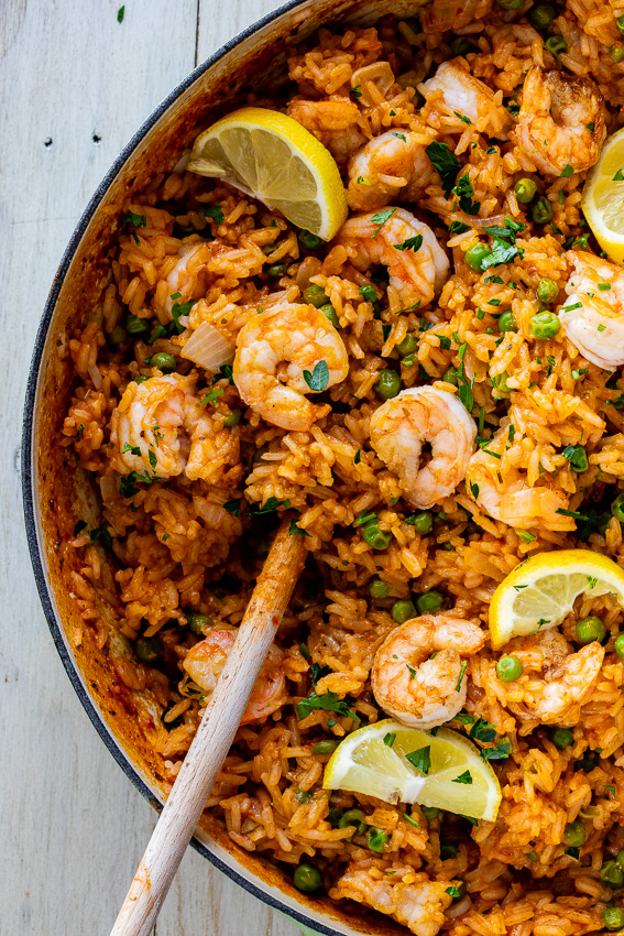 Garlic Butter Shrimp Rice Recipe Easy Delicious Shrimp Dinner Idea