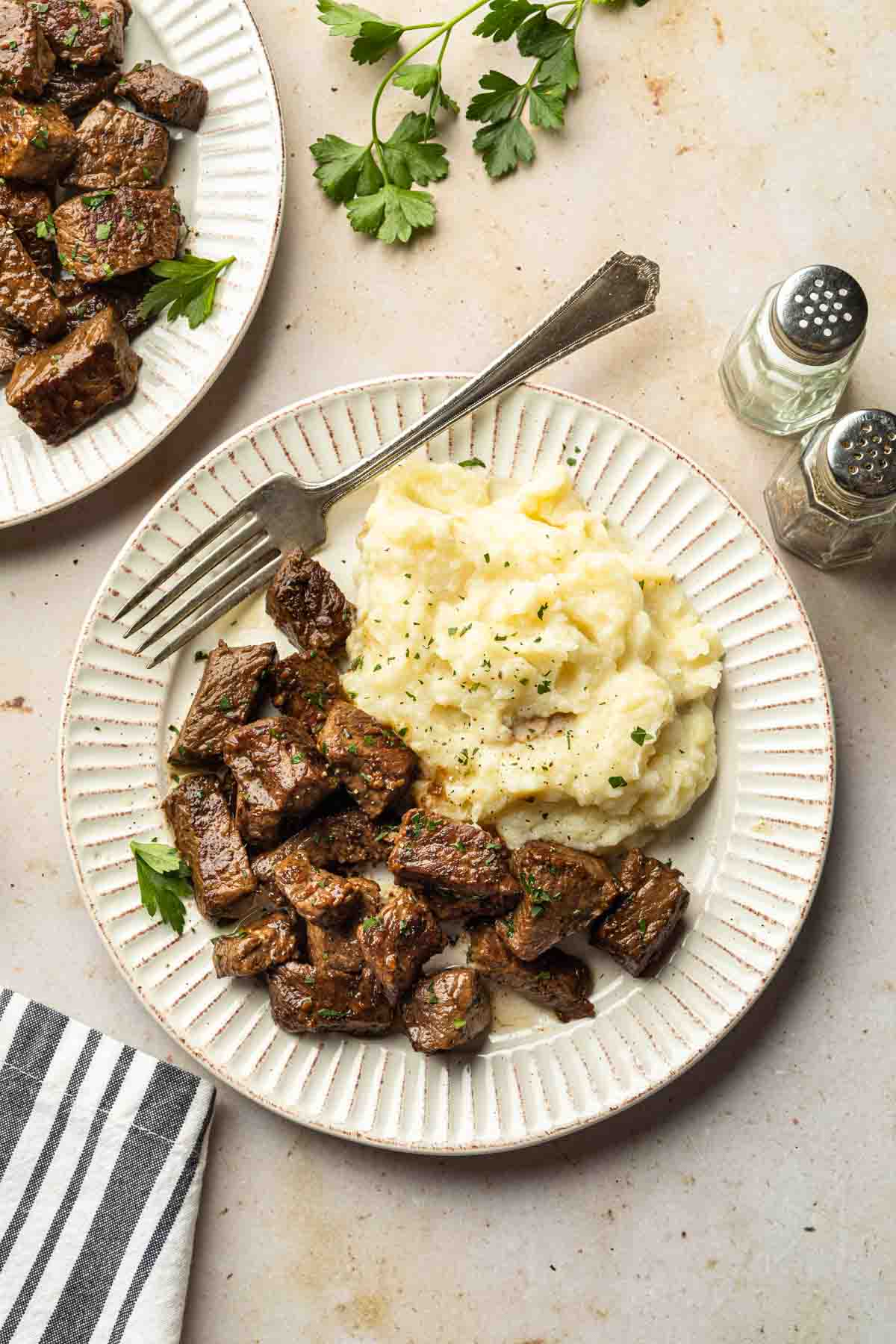 Garlic Butter Steak Bites Dairy Free Option Simply Whisked