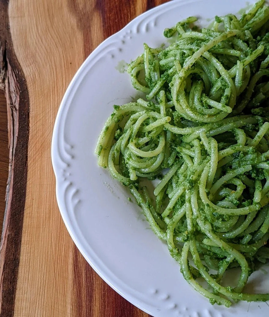 Garlic Pine Nut Pesto How To Make Pesto Recipes On Cut Out Keep