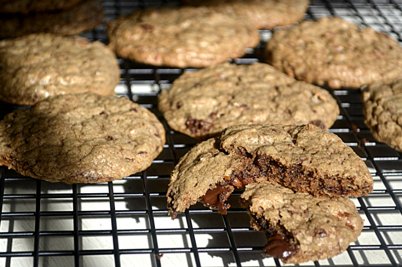 German Chocolate Cookies Sweetiestplate