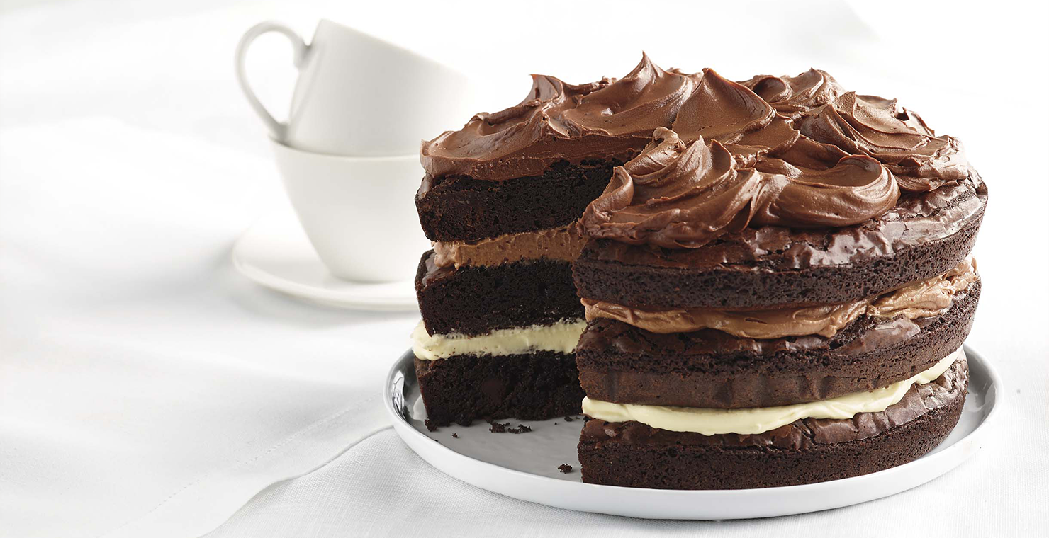 Ghirardelli Ombre Brownie Cake Recipe Ghirardelli Recipes Brownie Cake Recipe Brownie Cake