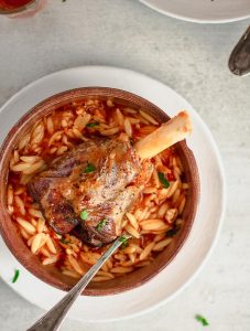 Giouvetsi Greek Lamb With Orzo Real Greek Recipes