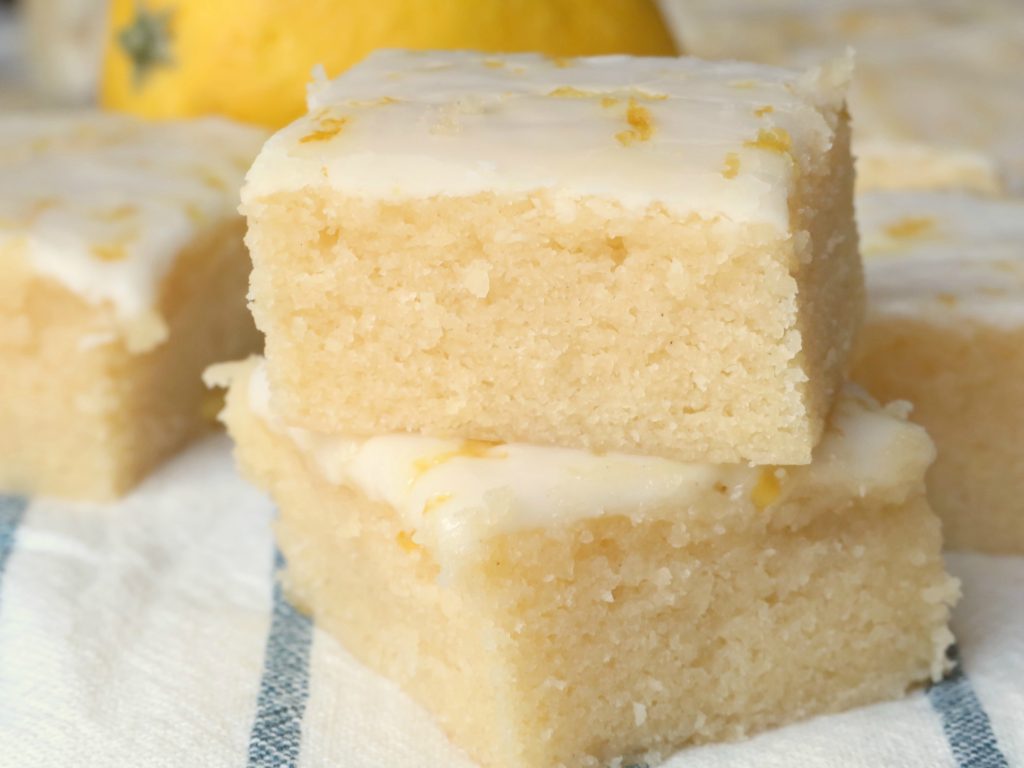 Glazed Lemon Brownies