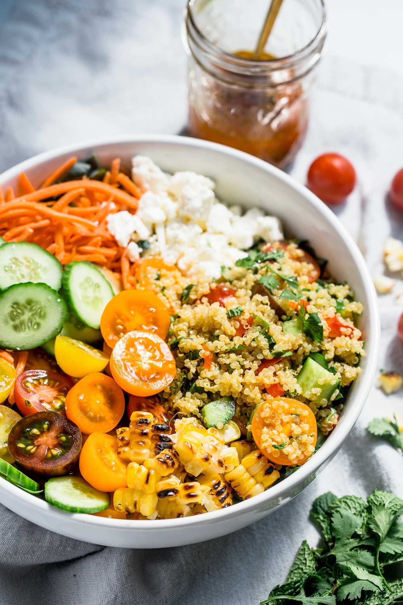 Glow Bowls Nourishing Grilled Chicken Quinoa Grain Bowls Recipe