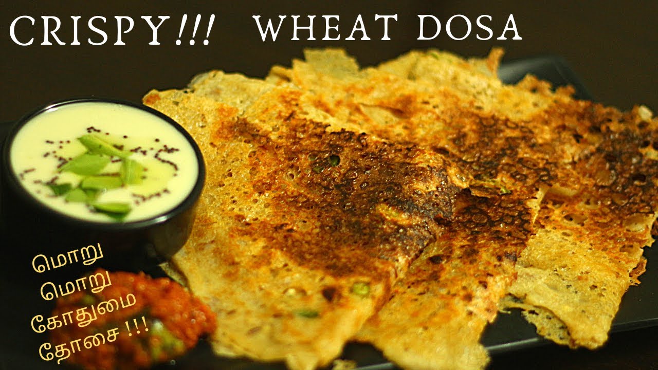 Godhuma Dosa Recipe Crispy Instant Wheat Dosa Step Wise Pictures