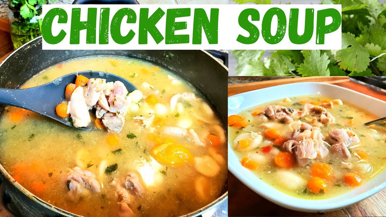 Grandma S Chicken Soup Easy Recipe Youtube