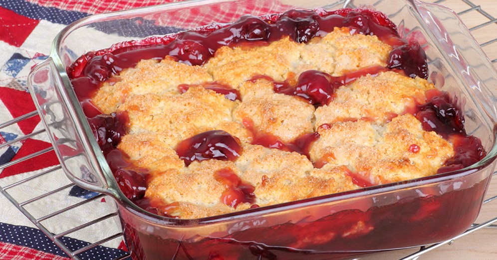 Grandma S Vintage Recipes Old Fashion Cherry Cobbler