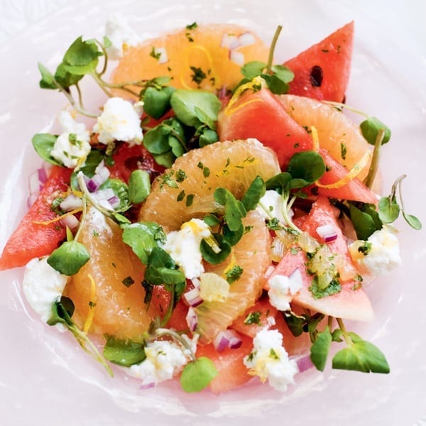 Grapefruit And Watermelon Salad Recipe Delicious Magazine