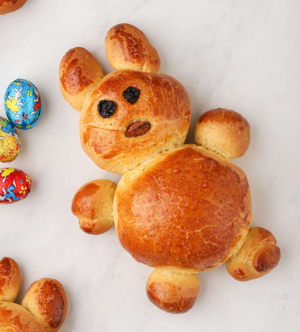 Greek Easter Bunny Bread Chef S Pencil