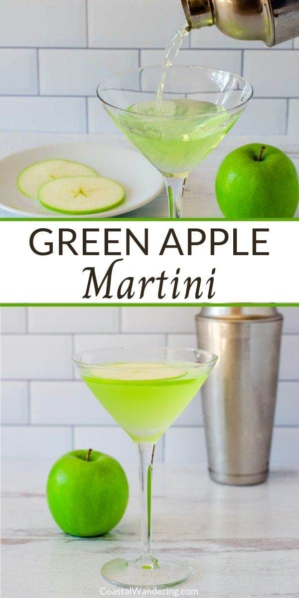 Green Apple Martini Recipe How To Make A Sour Appletini Cocktail