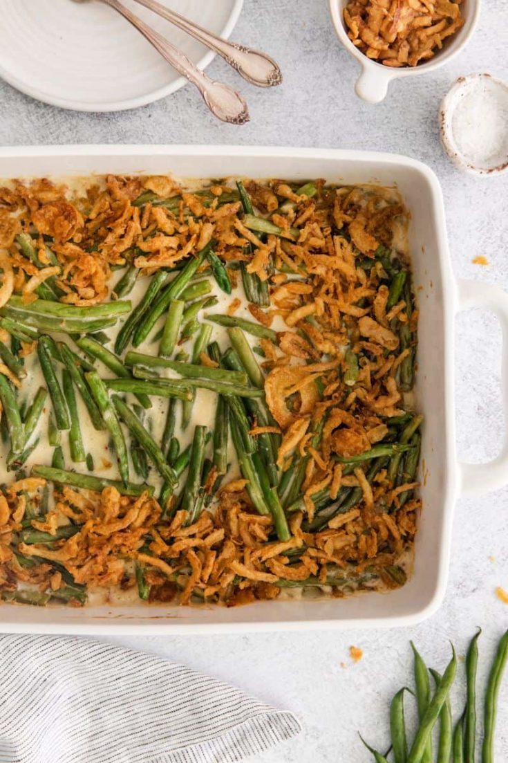 Green Bean Casserole Without Mushroom Soup Everyday Family Cooking