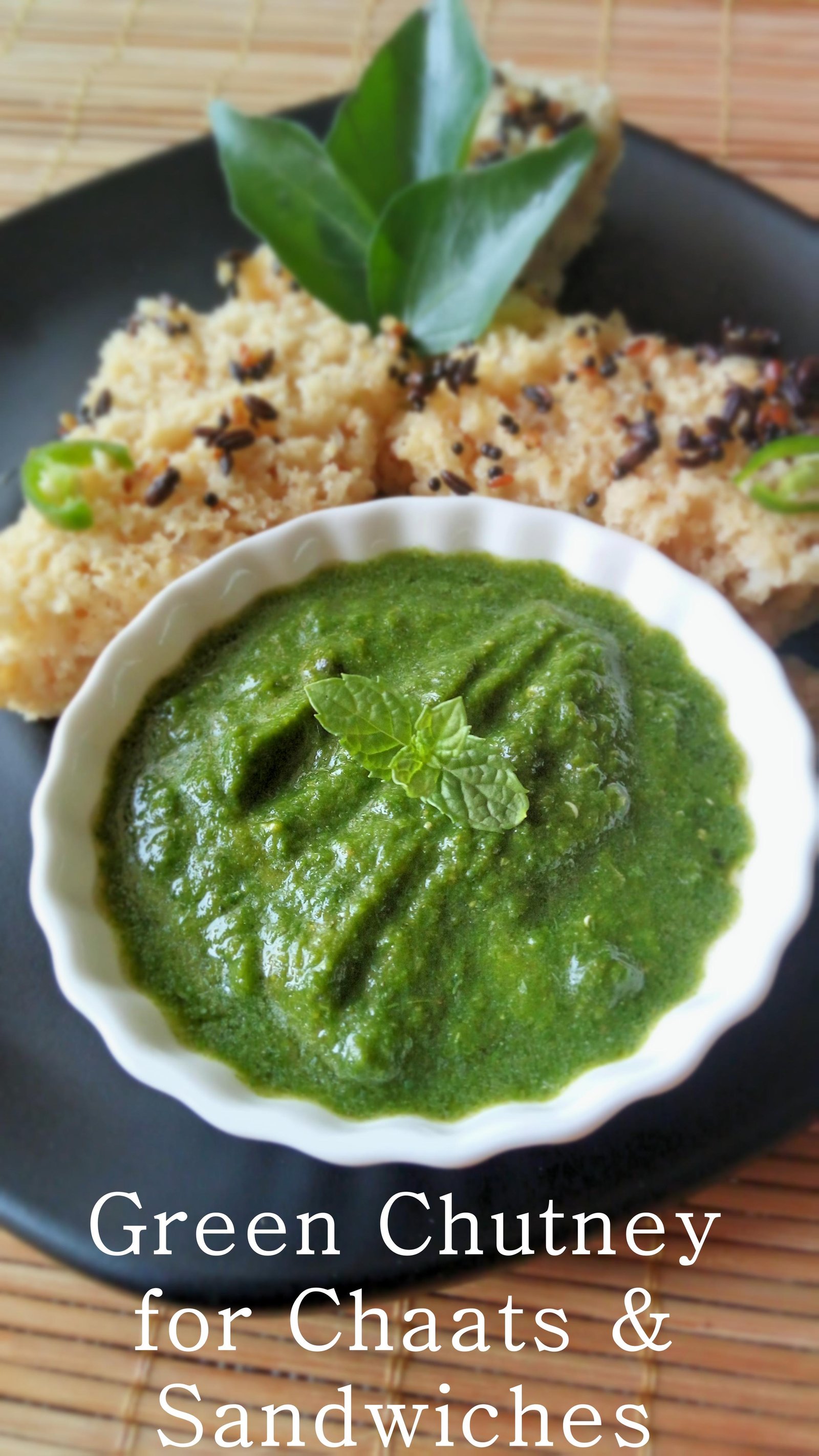 Green Chutney Recipe For Chaats Sandwiches Palate S Desire